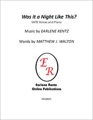 Was It a Night Like This? SATB choral sheet music cover Thumbnail